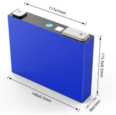 Alta densidade de energia LFP28148115 3.2V 52ah Lifepo4 Bateria para armazenamento de energia renovável
