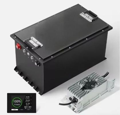 Bom preço 51.2V 100Ah LiFePO4 48v Bateria de Carrinho de Golfe de Lítio com BMS 5.12KWH on-line