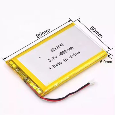 Bom preço Bateria recarregável de 3,7 V 606090 Li Polymer 4000mAh para eletrônicos de consumo on-line
